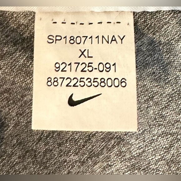 NIKE Dri-Fit Elastika Cross Over Logo Strap Tank XL Grey - Picture 4 of 4